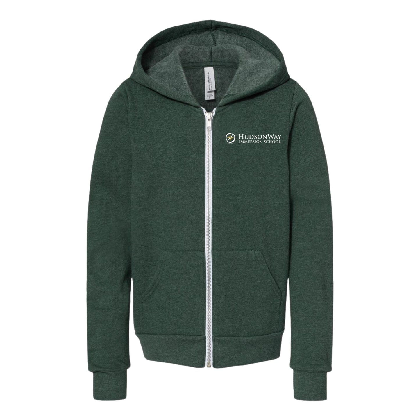 Full Zip Hooded Sweatshirt Youth
