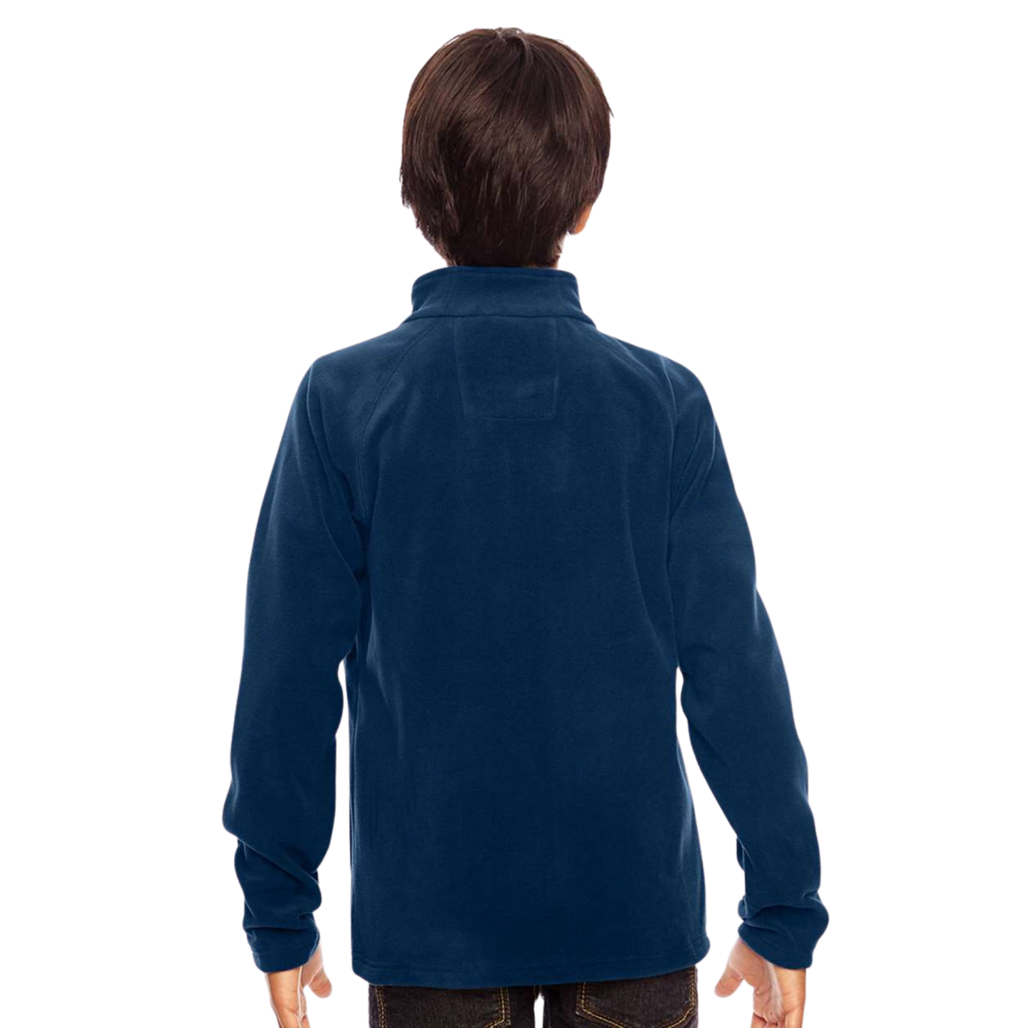 Soft Microfleece Navy Zip-up Jacket Youth & Adult