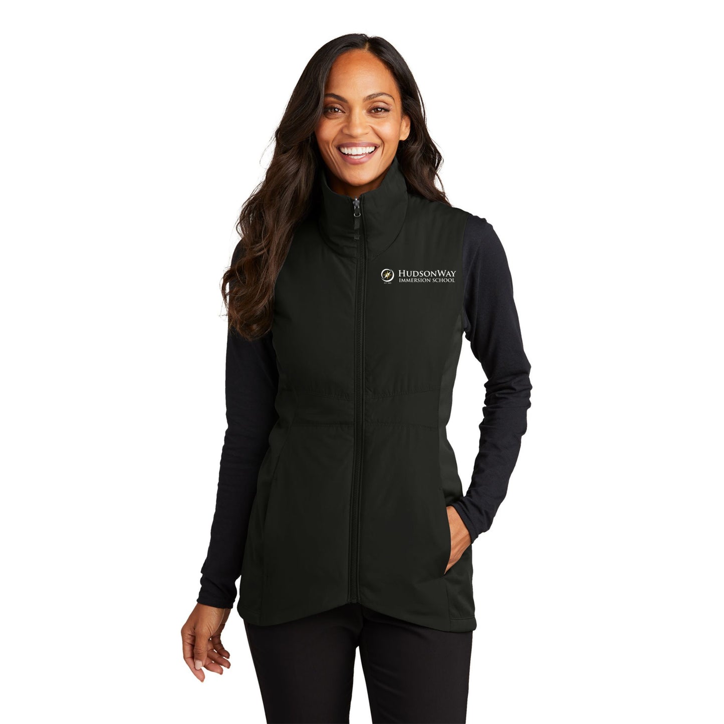 Ladies' Lightweight Insulated HWIS Black Vest
