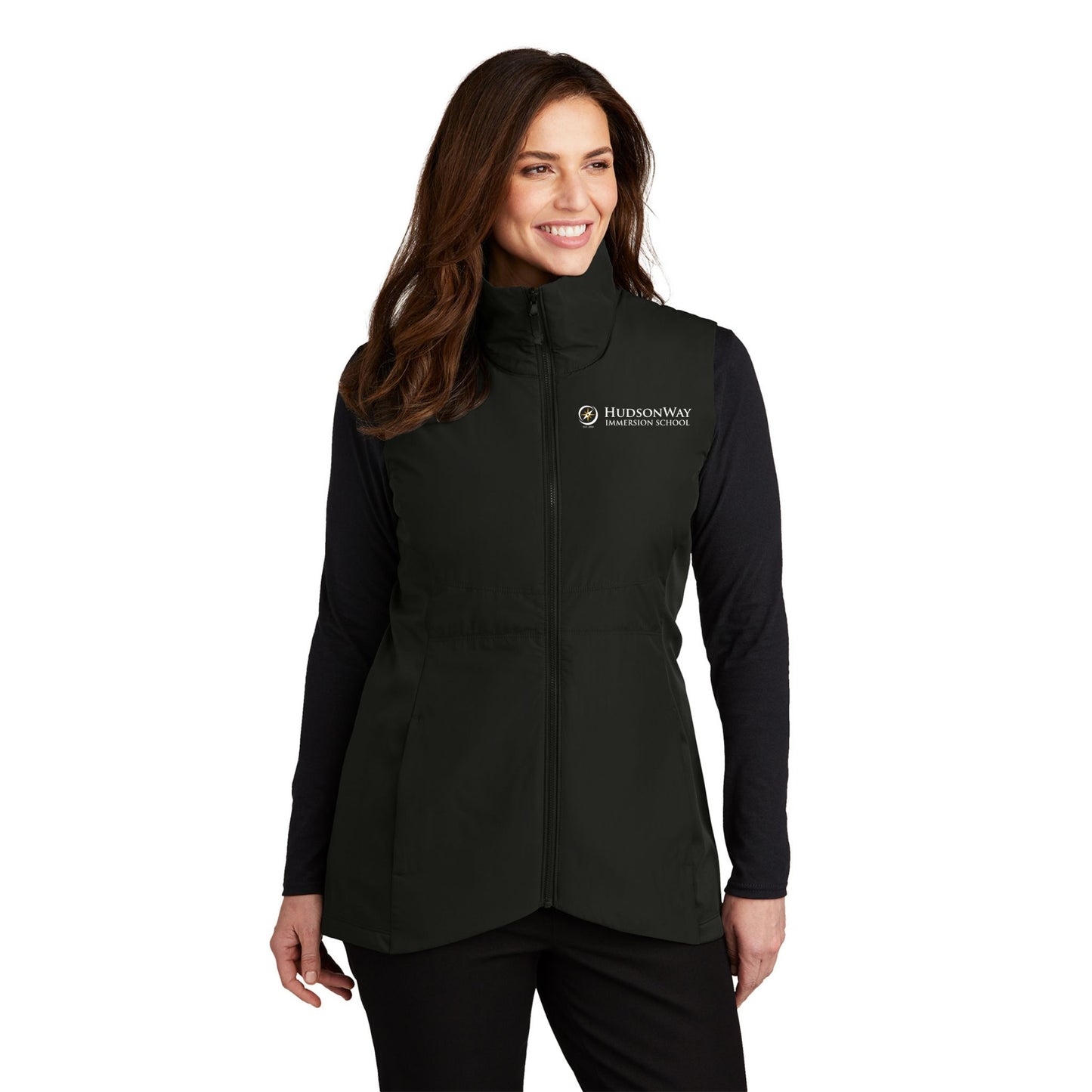 Ladies' Lightweight Insulated HWIS Black Vest