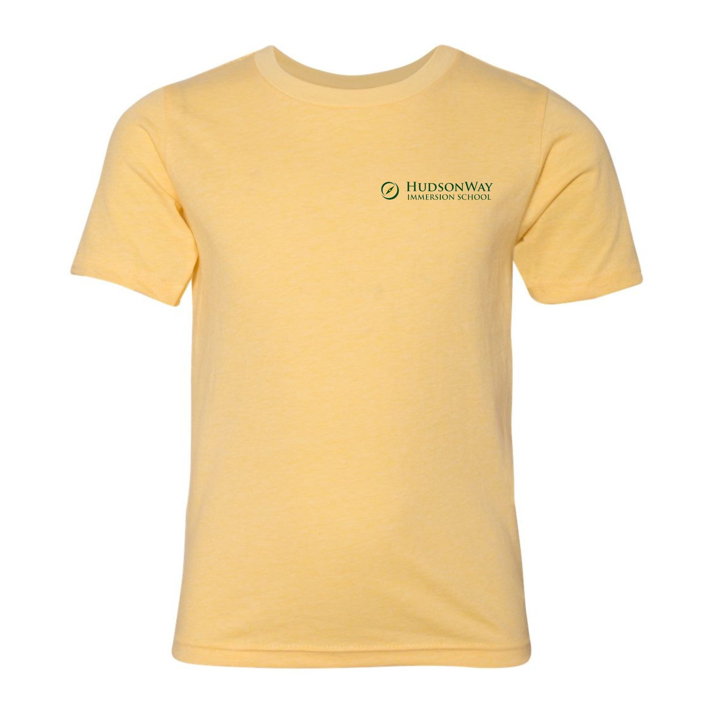 Printed Short Sleeve Yellow Tee Youth