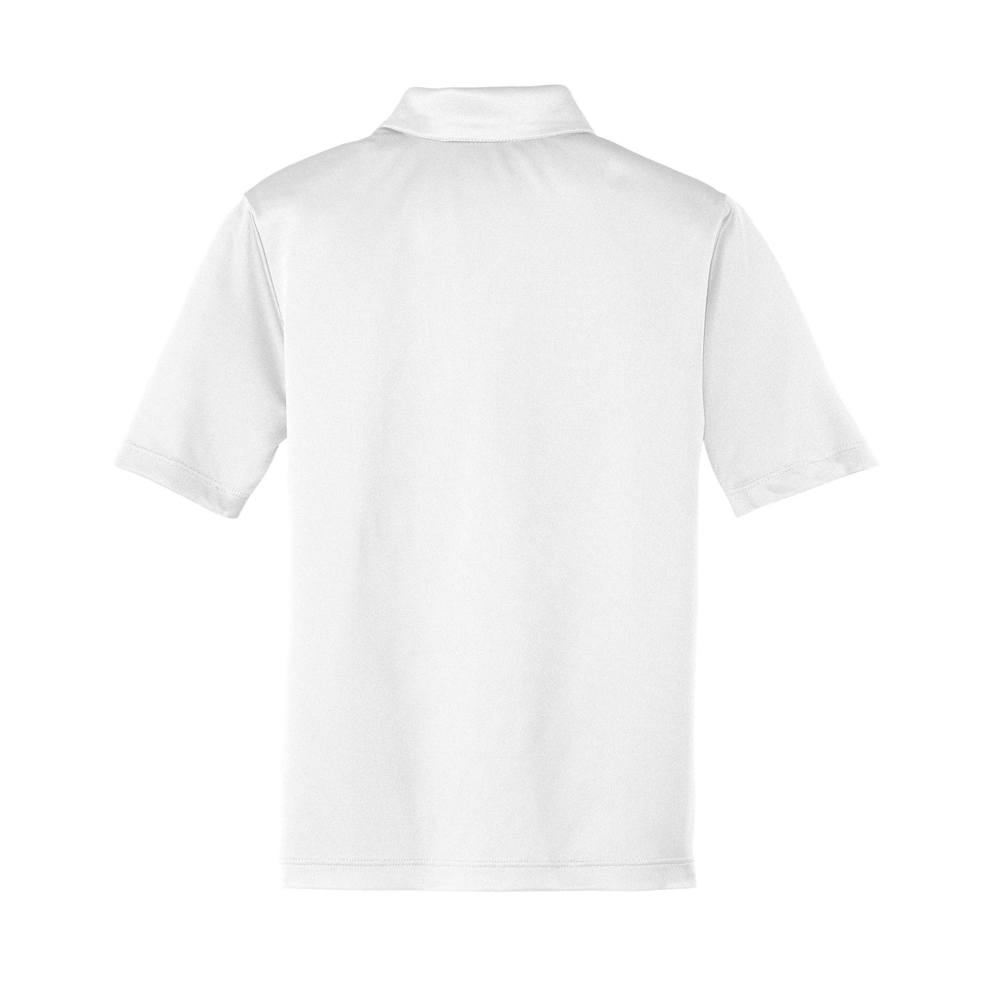 Short Sleeve Performance Polo Youth White