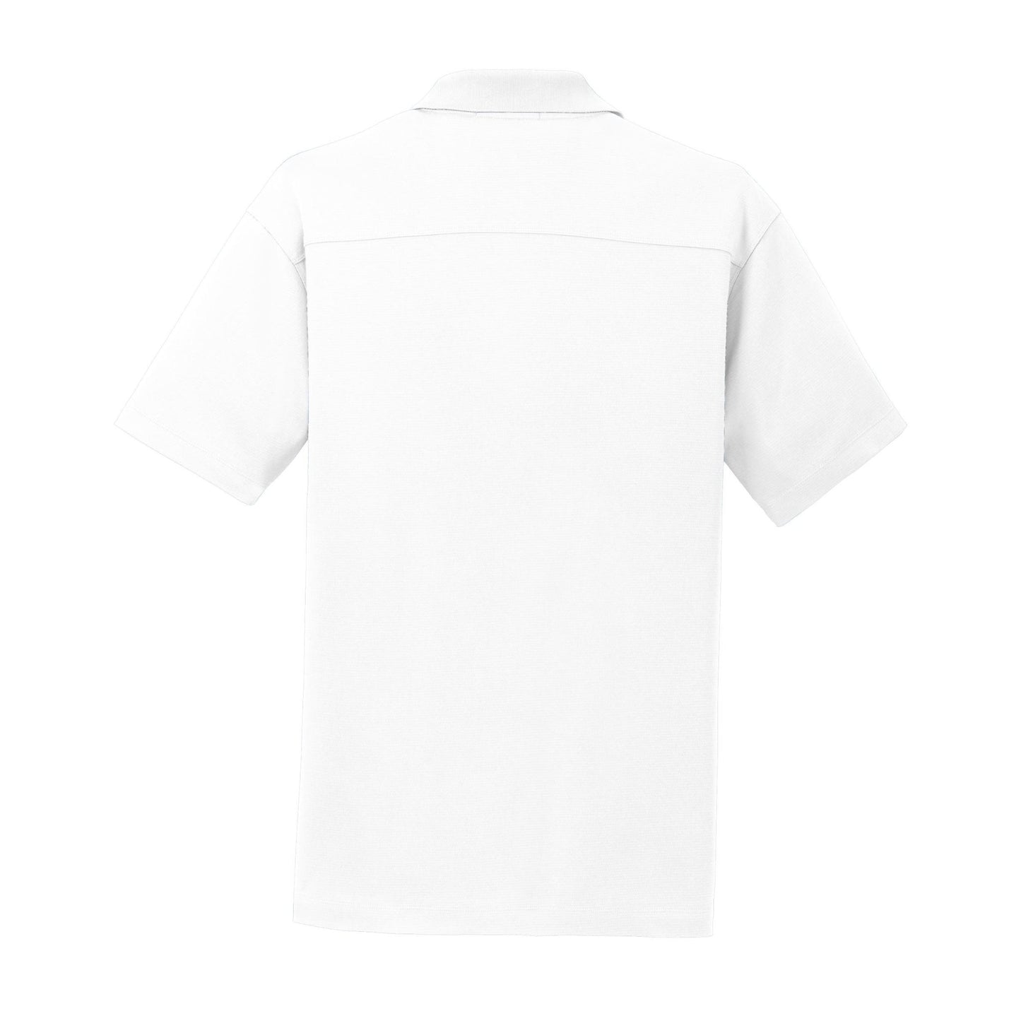 Short Sleeve Mesh Polo Youth White