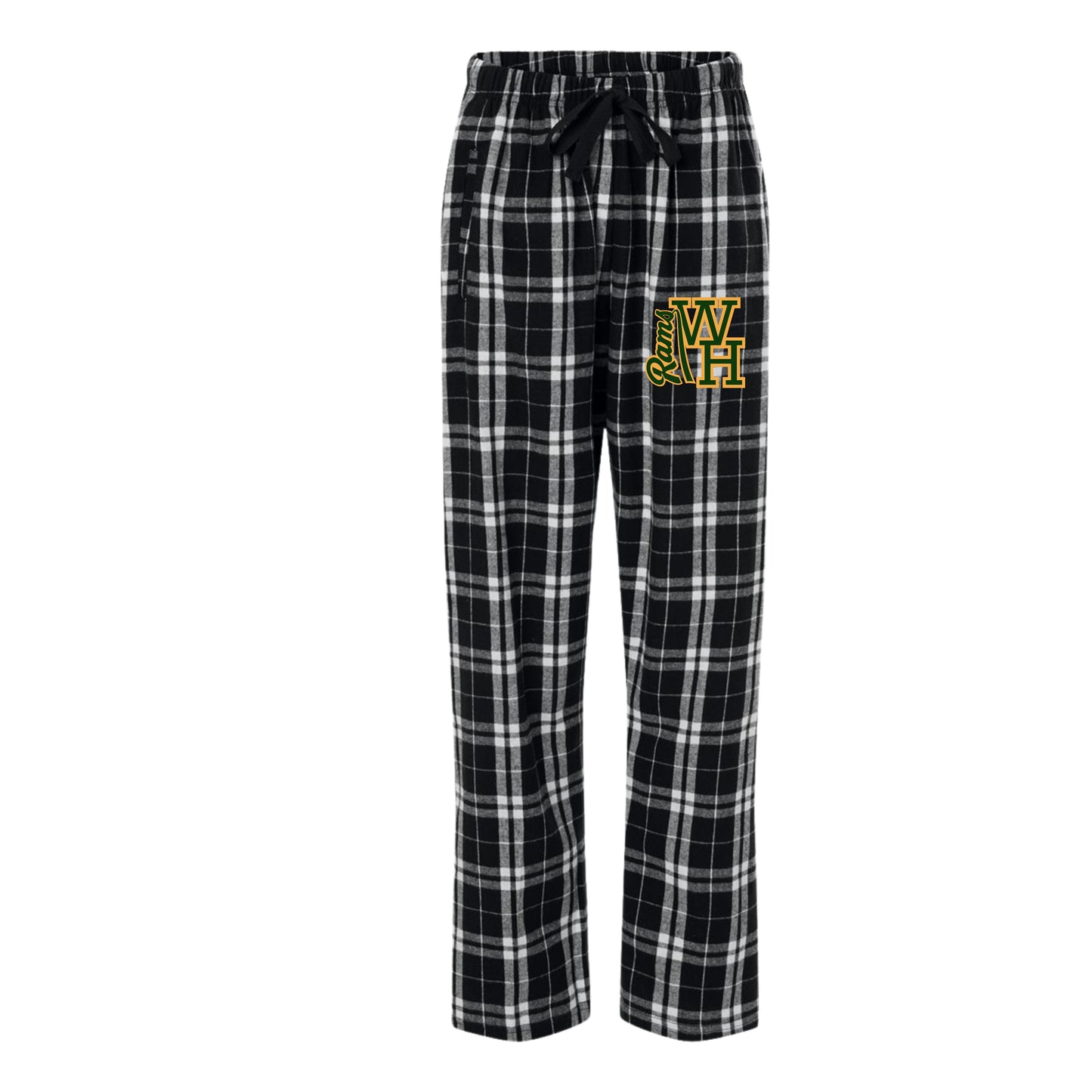 WH Rams Black & White Pajama Pants Youth & Adult