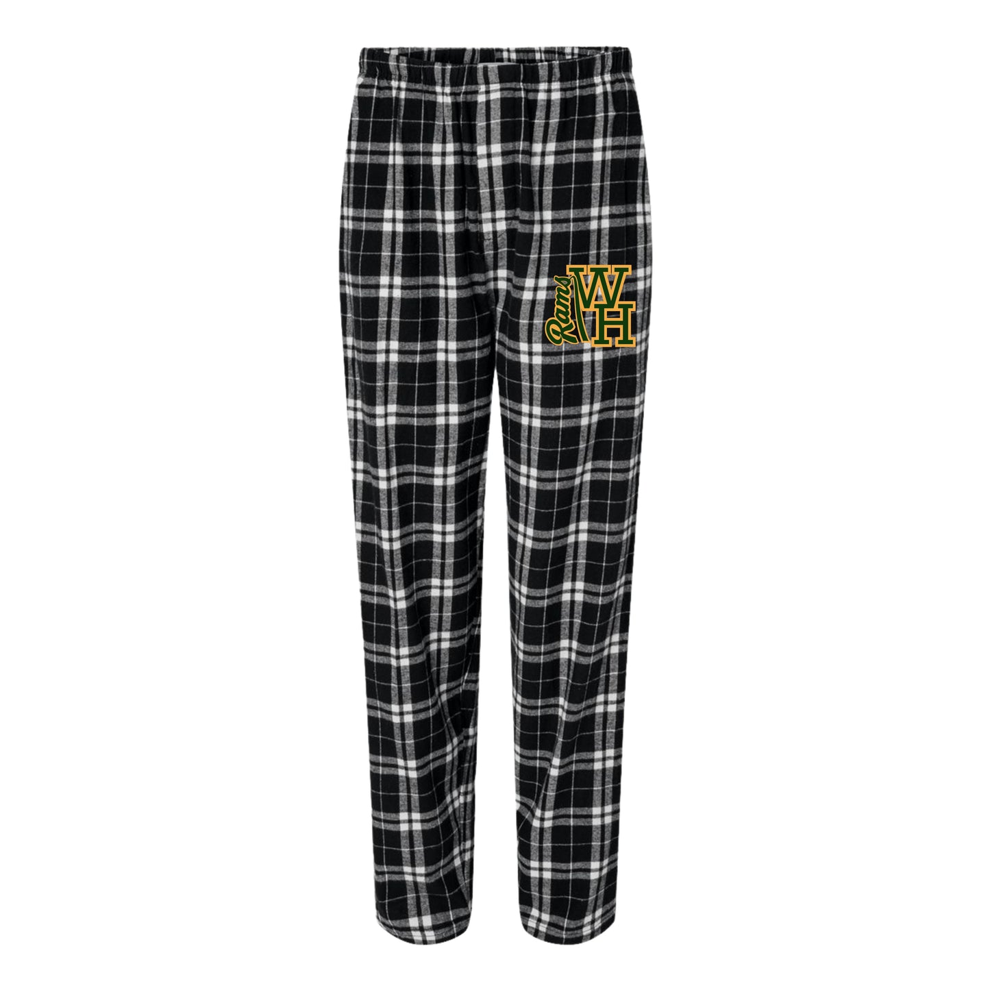WH Rams Black & White Pajama Pants Youth & Adult