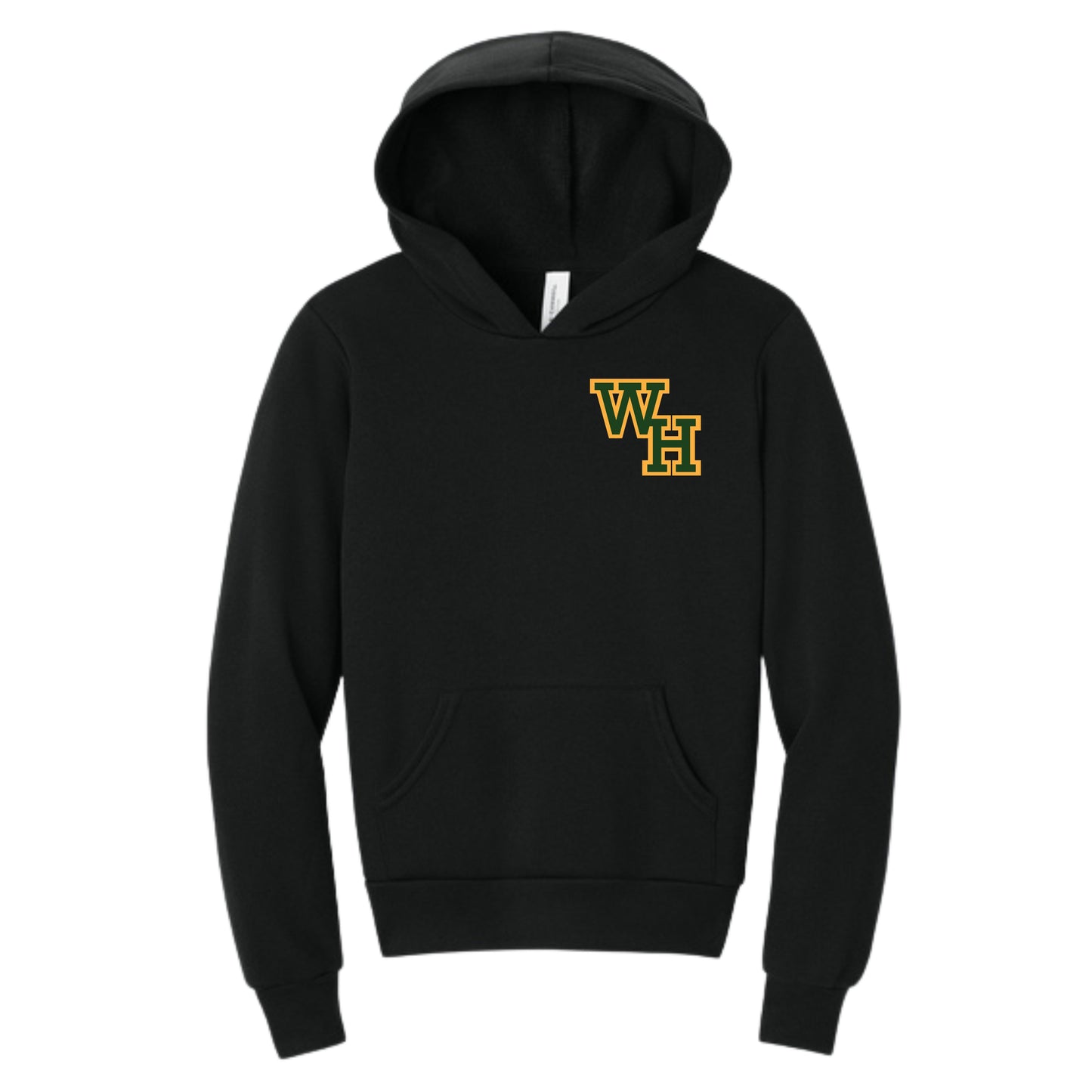 WH RAMS Black Pullover Hoodie Youth & Adults