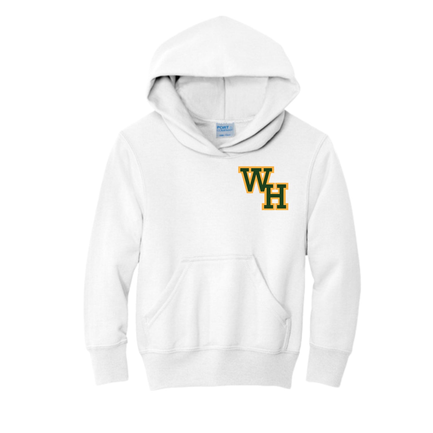 WH RAMS White Pullover Hoodie Youth & Adults
