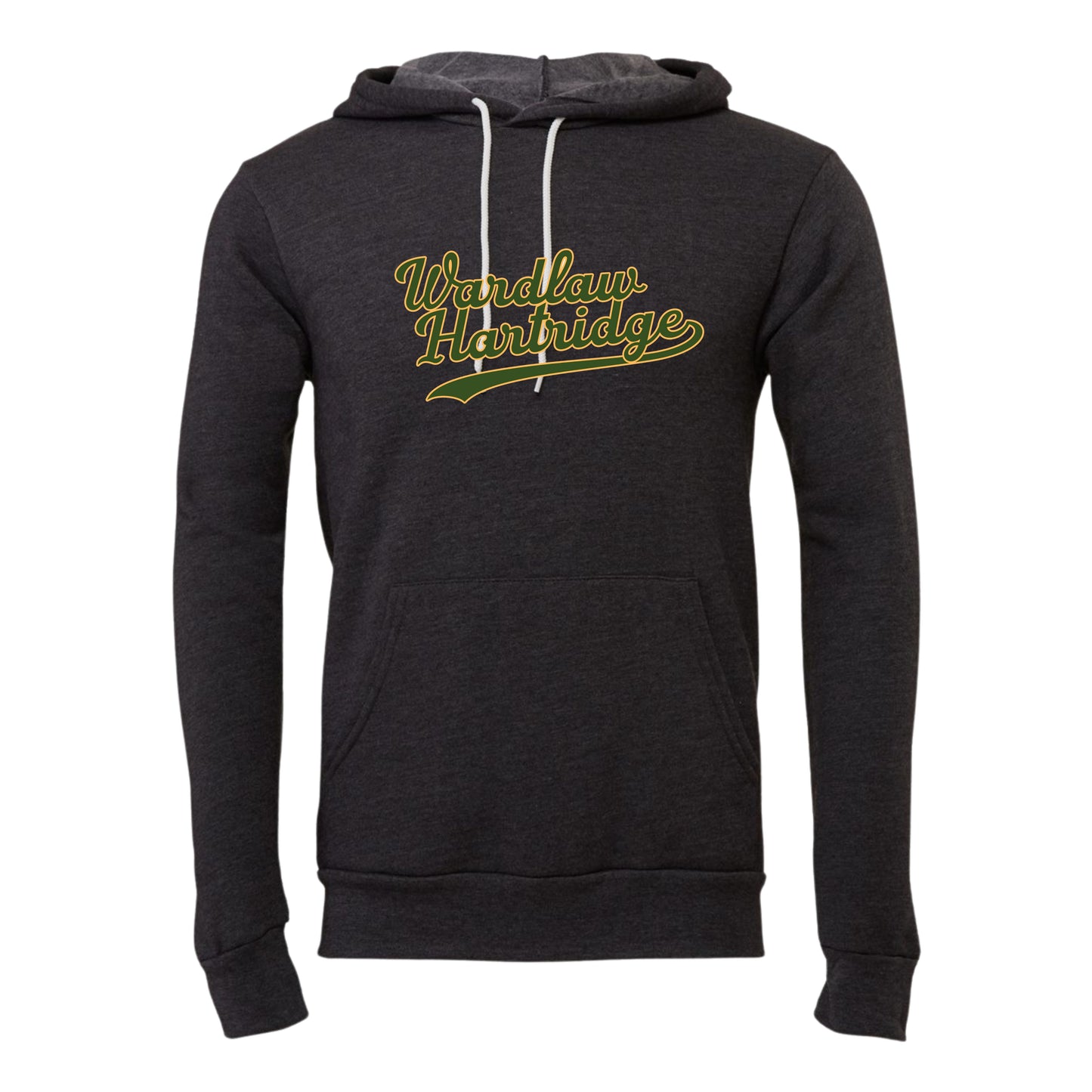 Wardlaw & Hartridge Dark Grey Athletic Script Hoodie Youth & Adult