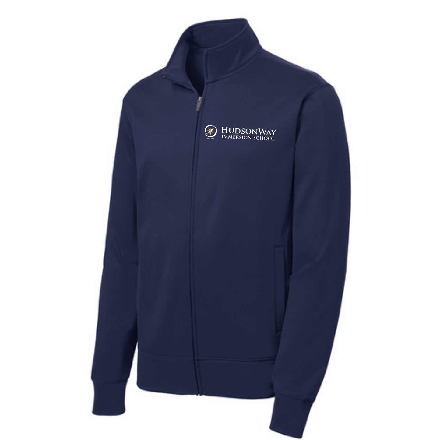 Youth Sport-wick Fleece Lined All-Day Jacket Navy