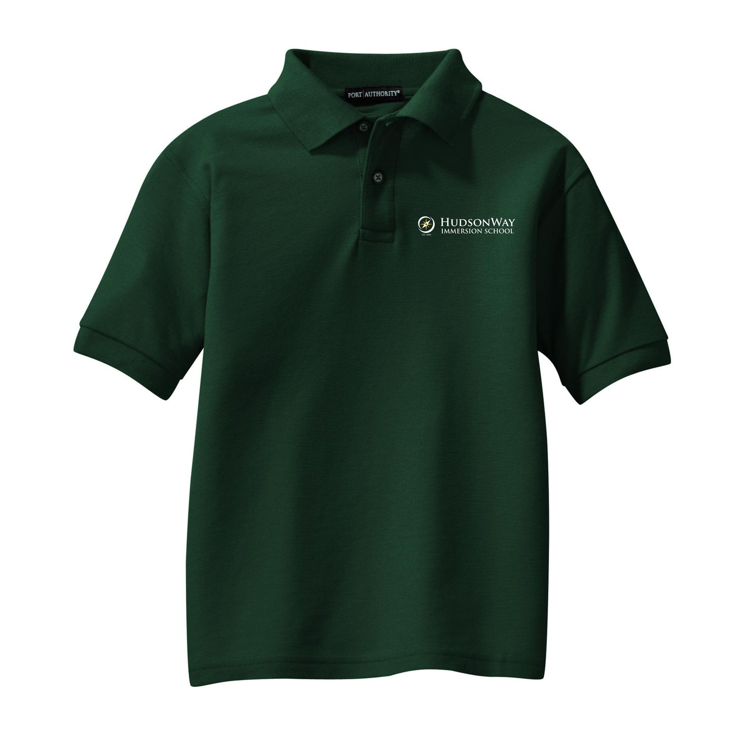 Short Sleeve Smooth Polo Youth Green