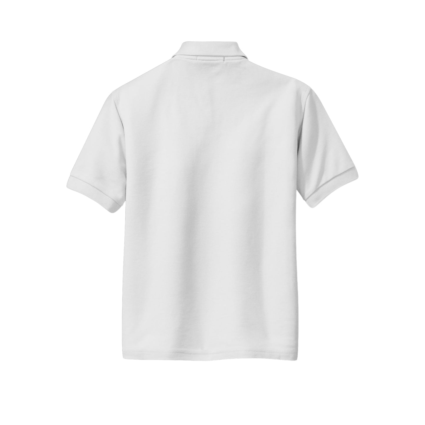 Short Sleeve Smooth Polo Youth White