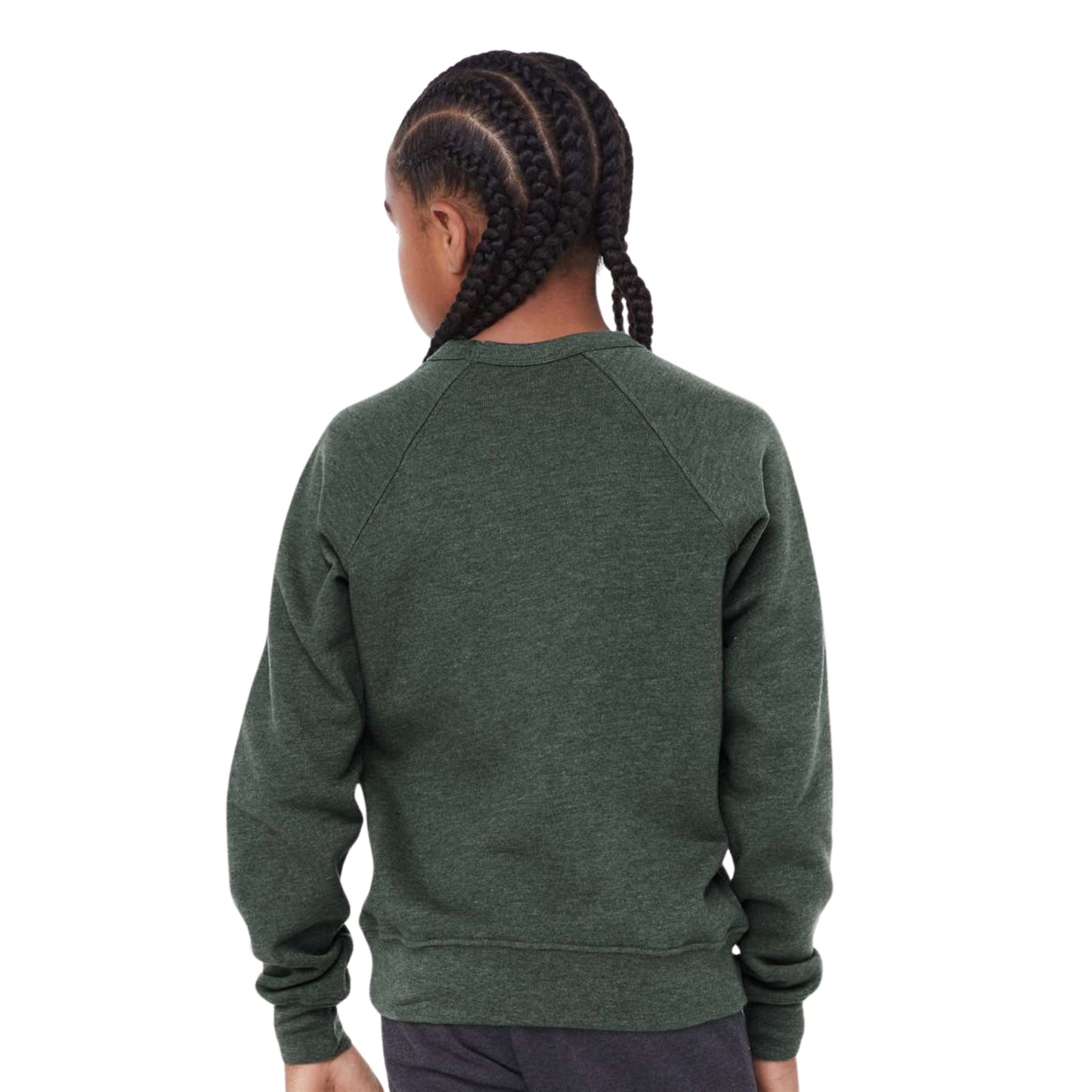 Premium Crew Neck Sweatshirt Toddler & Youth Green