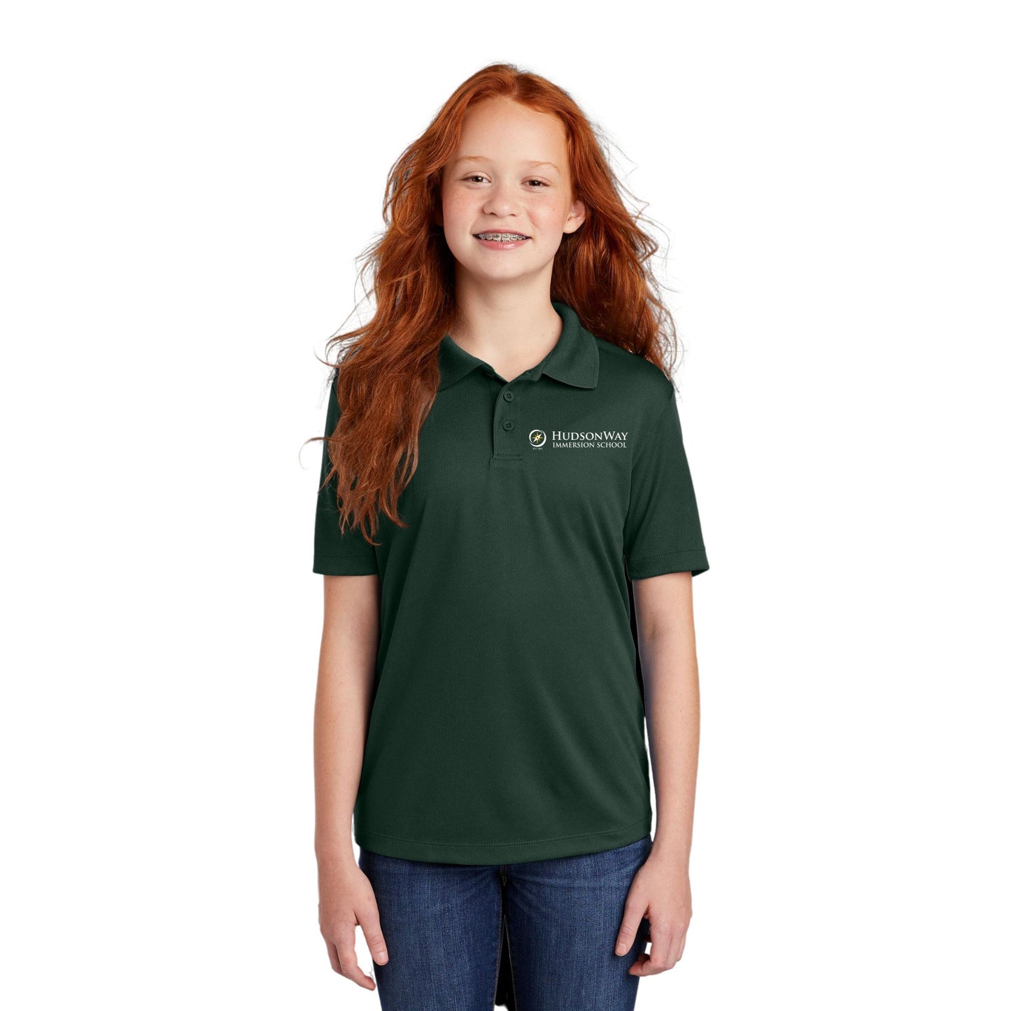 Short Sleeve Mesh Polo Youth