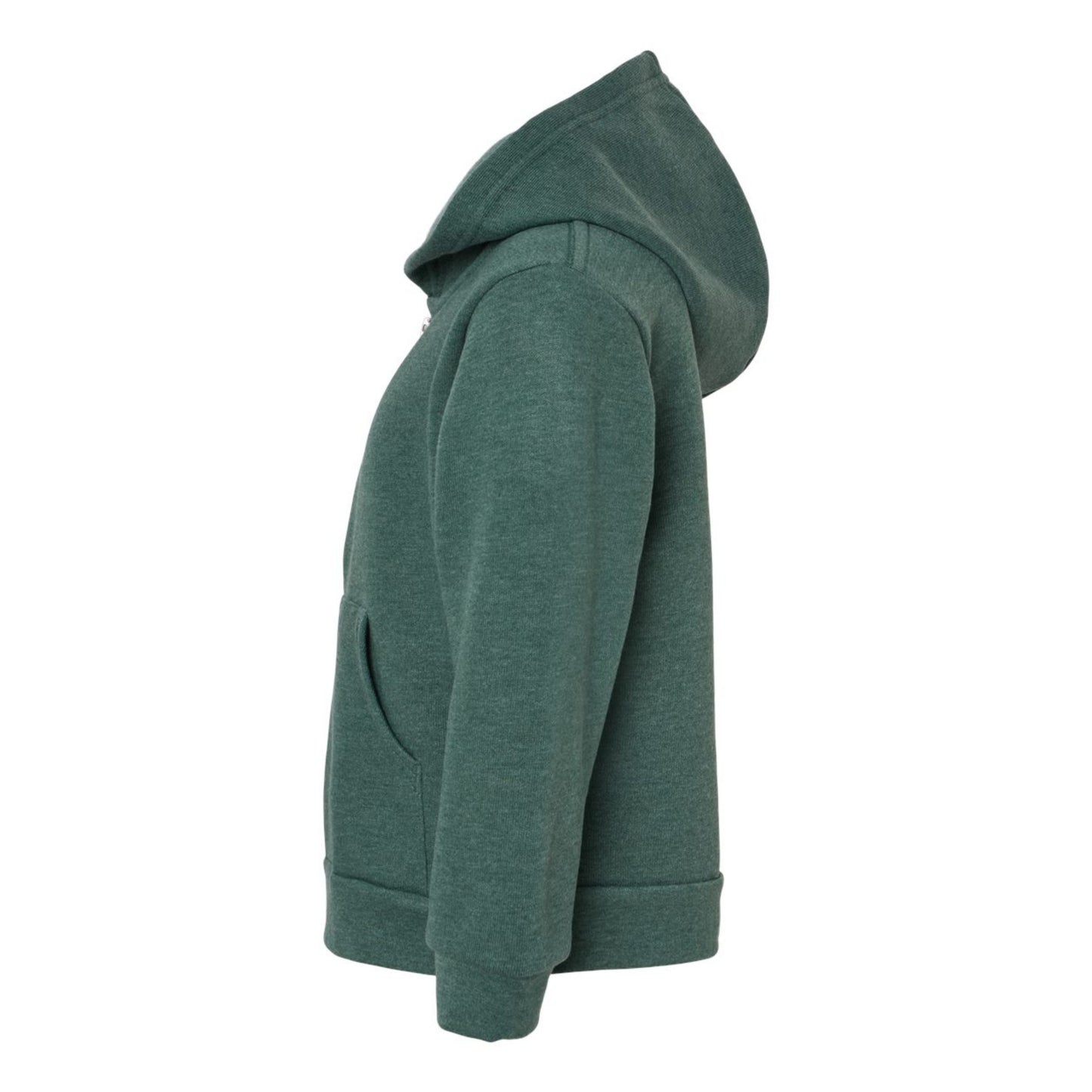 Toddler Premium Full Zip Hooded Green Sweatshirt