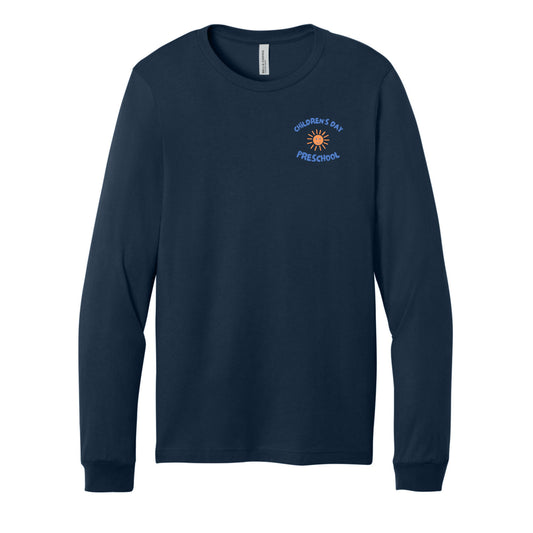 CDP Adult Unisex Long Sleeve Tee Navy