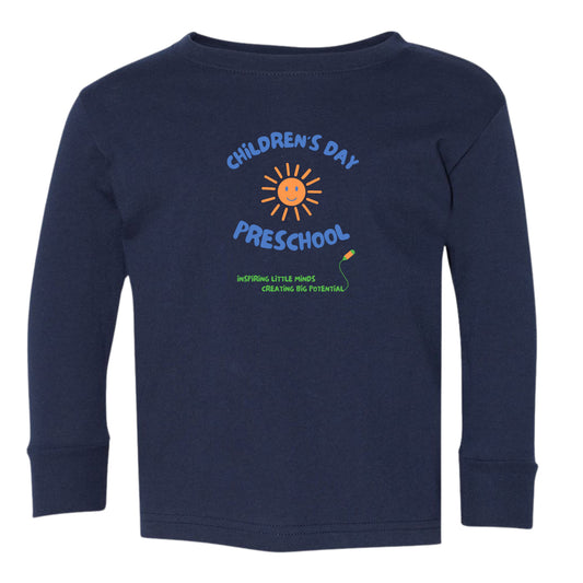 CDP Toddler T-shirt Long Sleeve Navy