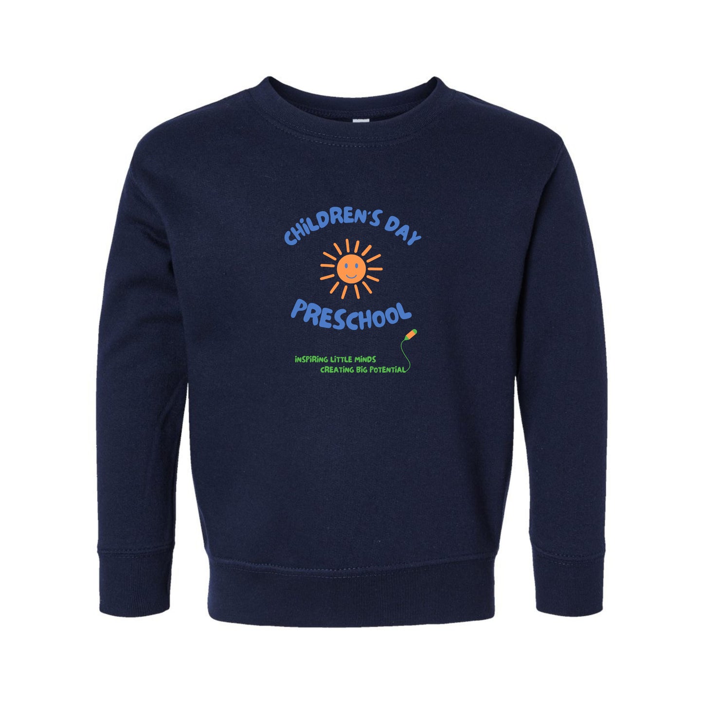 Children's Day Preschool Toddler Sweatshirt Navy
