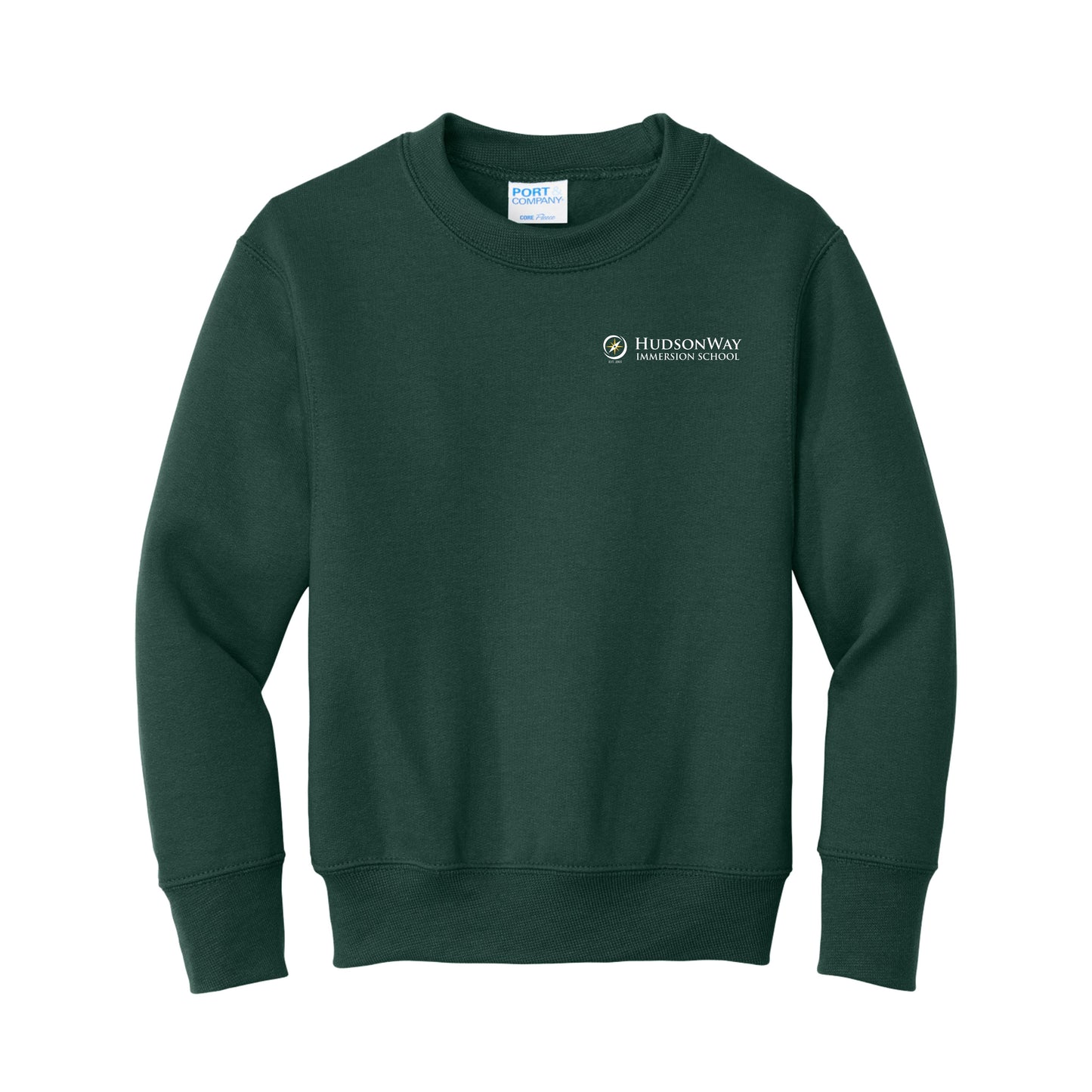Core Cotton Fleece Lined Crew Sweatshirt