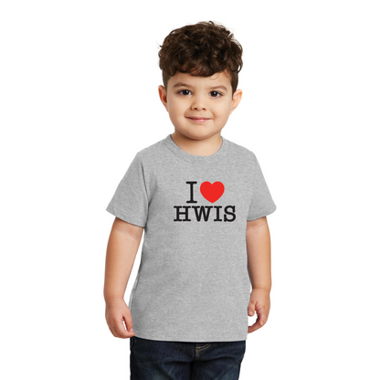Toddler I Love HWIS T-Shirt