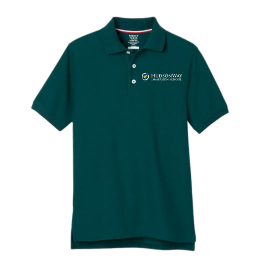 Toddler Short Sleeve Printed Pique Polo