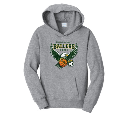 HudsonWay Ballers Club Grey Hooded Sweatshirt