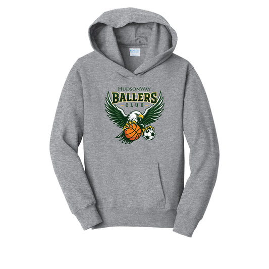 HudsonWay Ballers Club Grey Hooded Sweatshirt