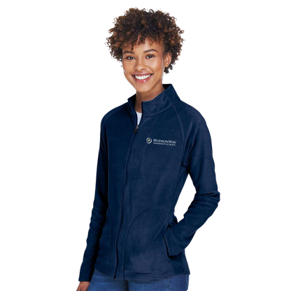 Soft Microfleece Navy Zip-up Jacket Youth & Adult