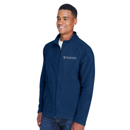 Soft Microfleece Navy Zip-up Jacket Youth & Adult