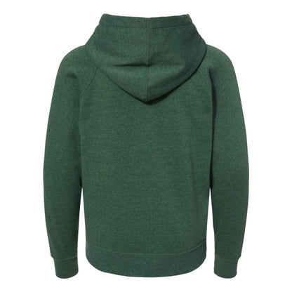 Soft Blend Hooded Pullover Sweatshirt Youth Green