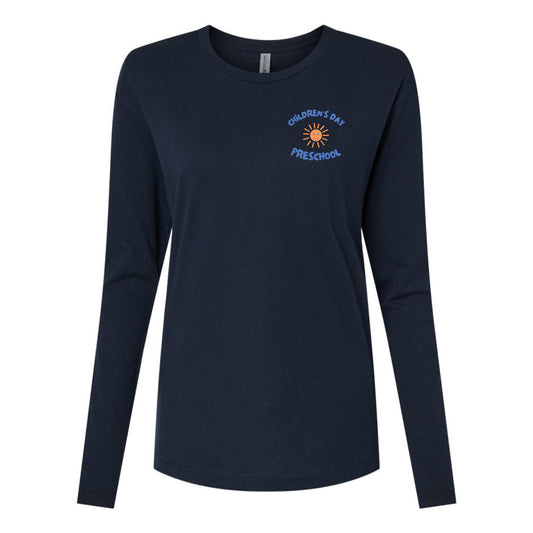 CDP Ladies Long Sleeve Tee Midnight Navy