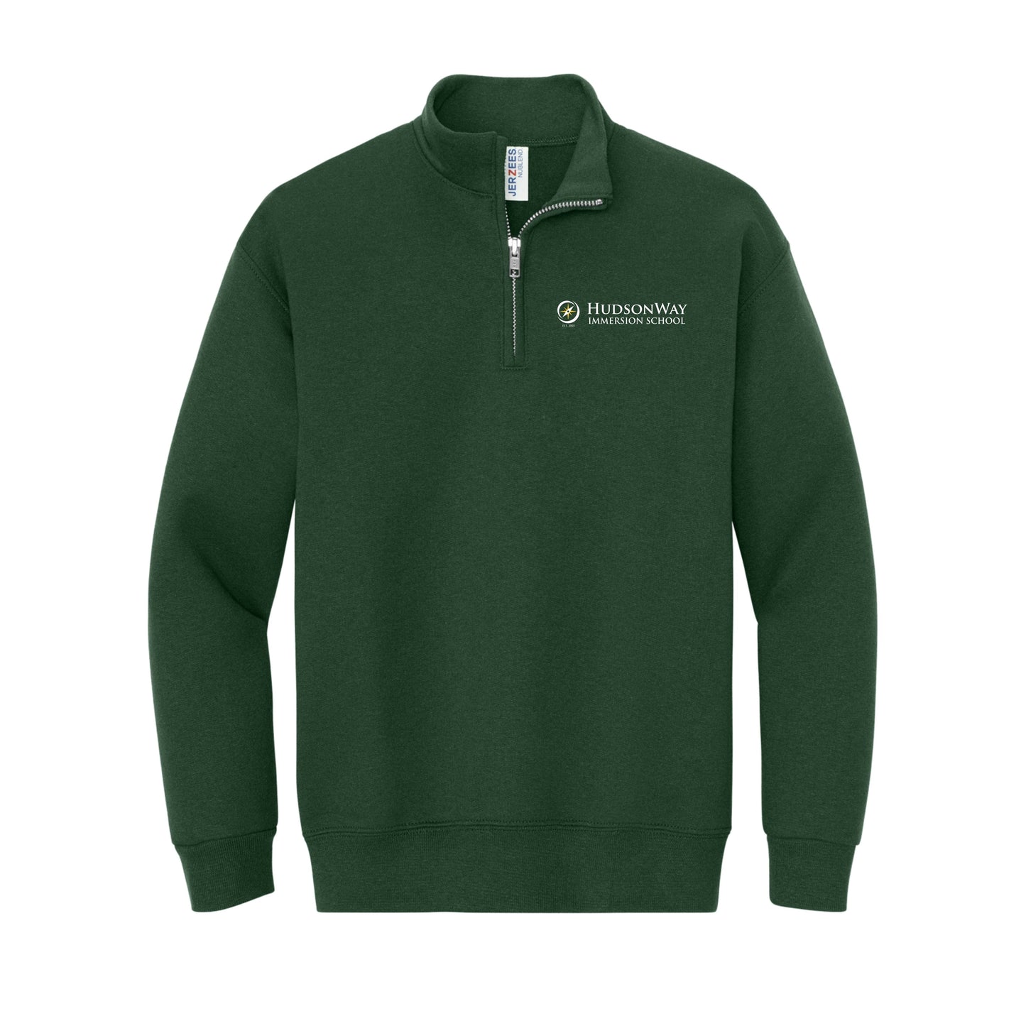 1/4 Zip Cadet Collar Sweatshirt