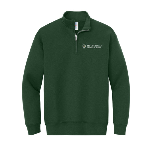 1/4 Zip Cadet Collar Sweatshirt