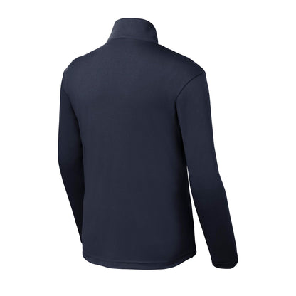 1/4 Zip Lightweight Long Sleeve Pullover Youth Navy