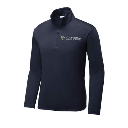 1/4 Zip Lightweight Long Sleeve Pullover Youth