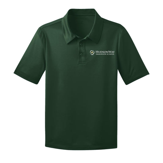 Short Sleeve Performance Polo Youth Green