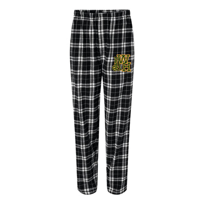 WH Rams Black & White Pajama Pants Youth & Adult