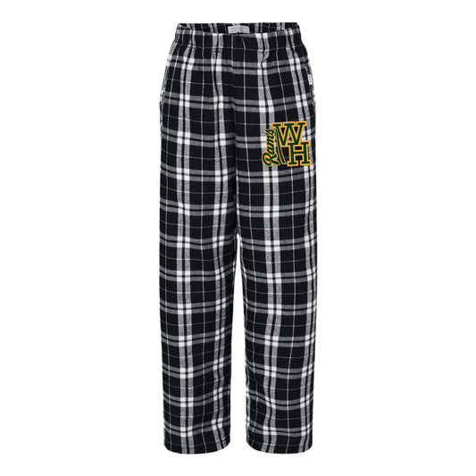 WH Rams Black & White Pajama Pants Youth & Adult