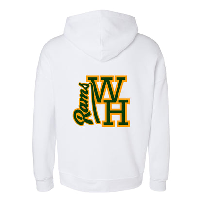 WH RAMS White Pullover Hoodie Youth & Adults