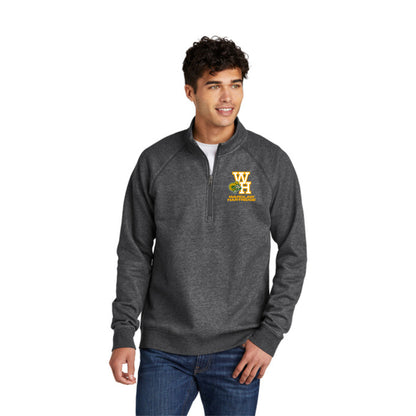 WH 1/4 Zip Fleece Pullover Sweatshirt Youth & Adult
