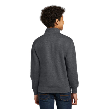 WH 1/4 Zip Fleece Pullover Sweatshirt Youth & Adult