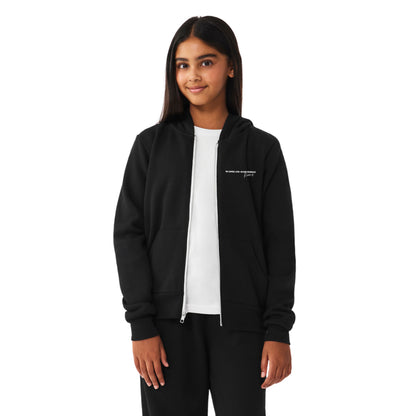 Wardlaw Hartridge Full Zip Black Hooded Sweatshirt Youth & Adult