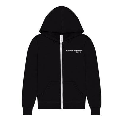 Wardlaw Hartridge Full Zip Black Hooded Sweatshirt Youth & Adult