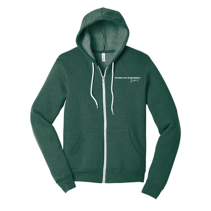 Wardlaw Hartridge Full Zip Hooded Green Sweatshirt Youth & Adult