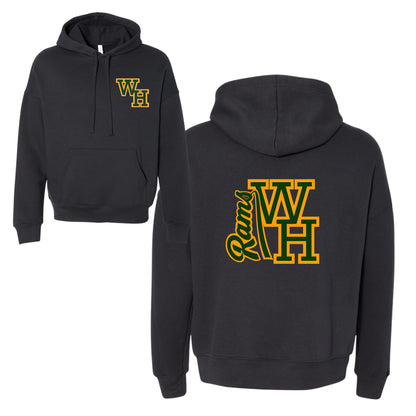 WH RAMS Black Pullover Hoodie Youth & Adults