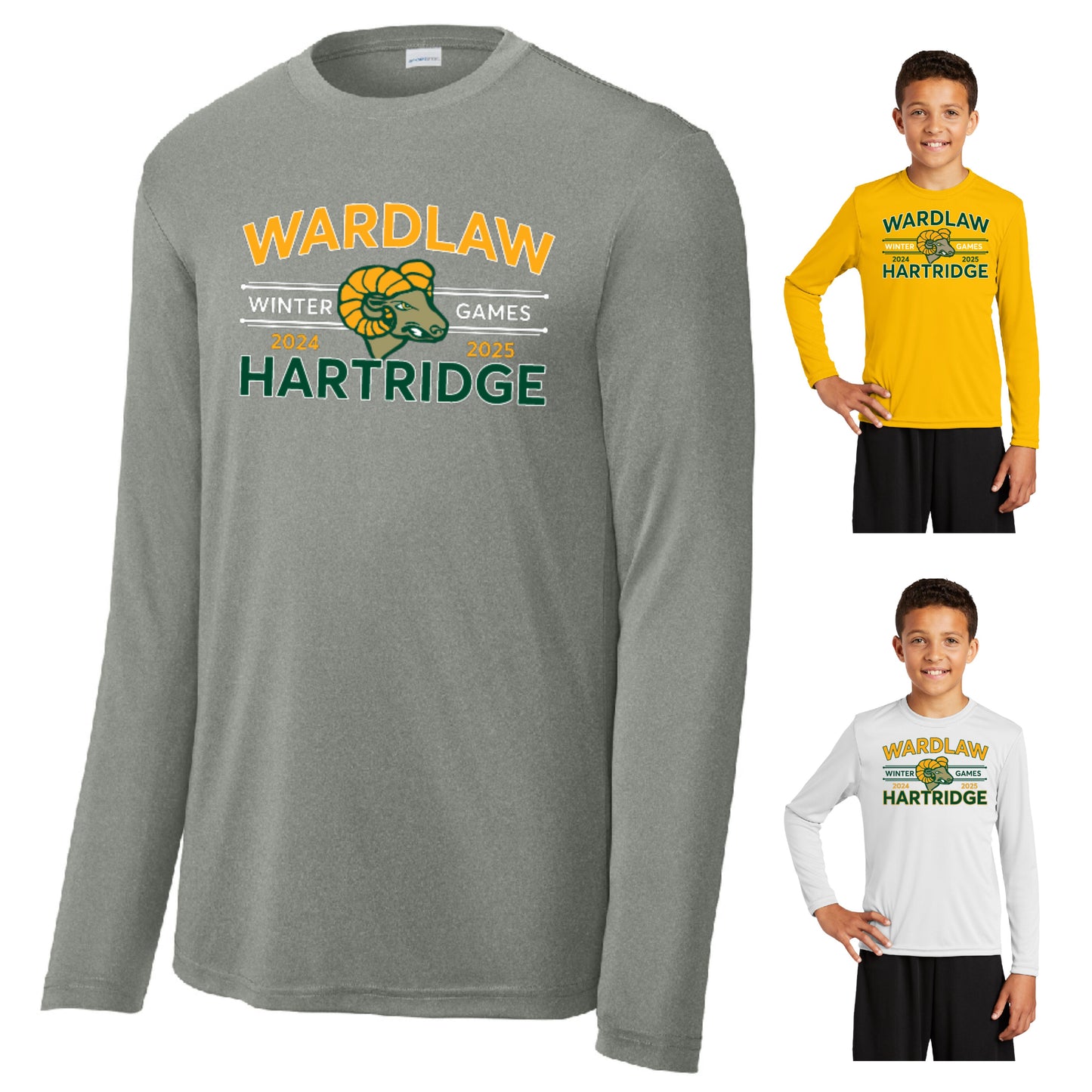 W+H Winter Games Long Sleeve Performance Shirt