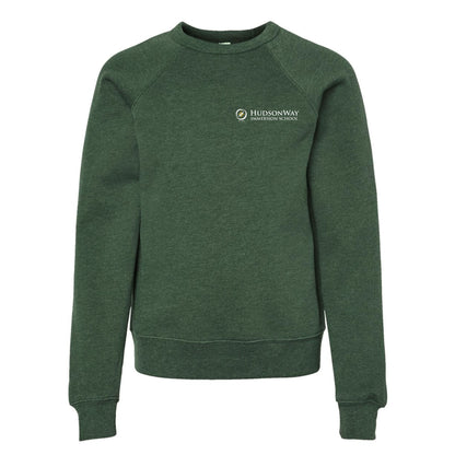 Premium Crew Neck Sweatshirt Youth Green